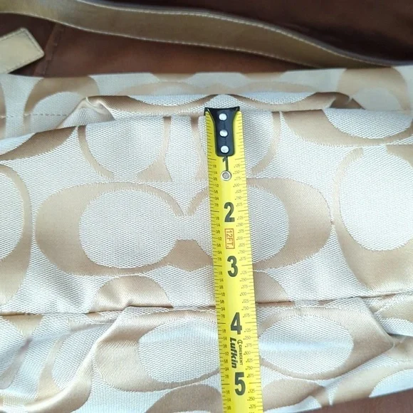 Coach F15067 Soho Signature Crossbody Shoulder Bag Khaki Gold - Picture 16 of 16